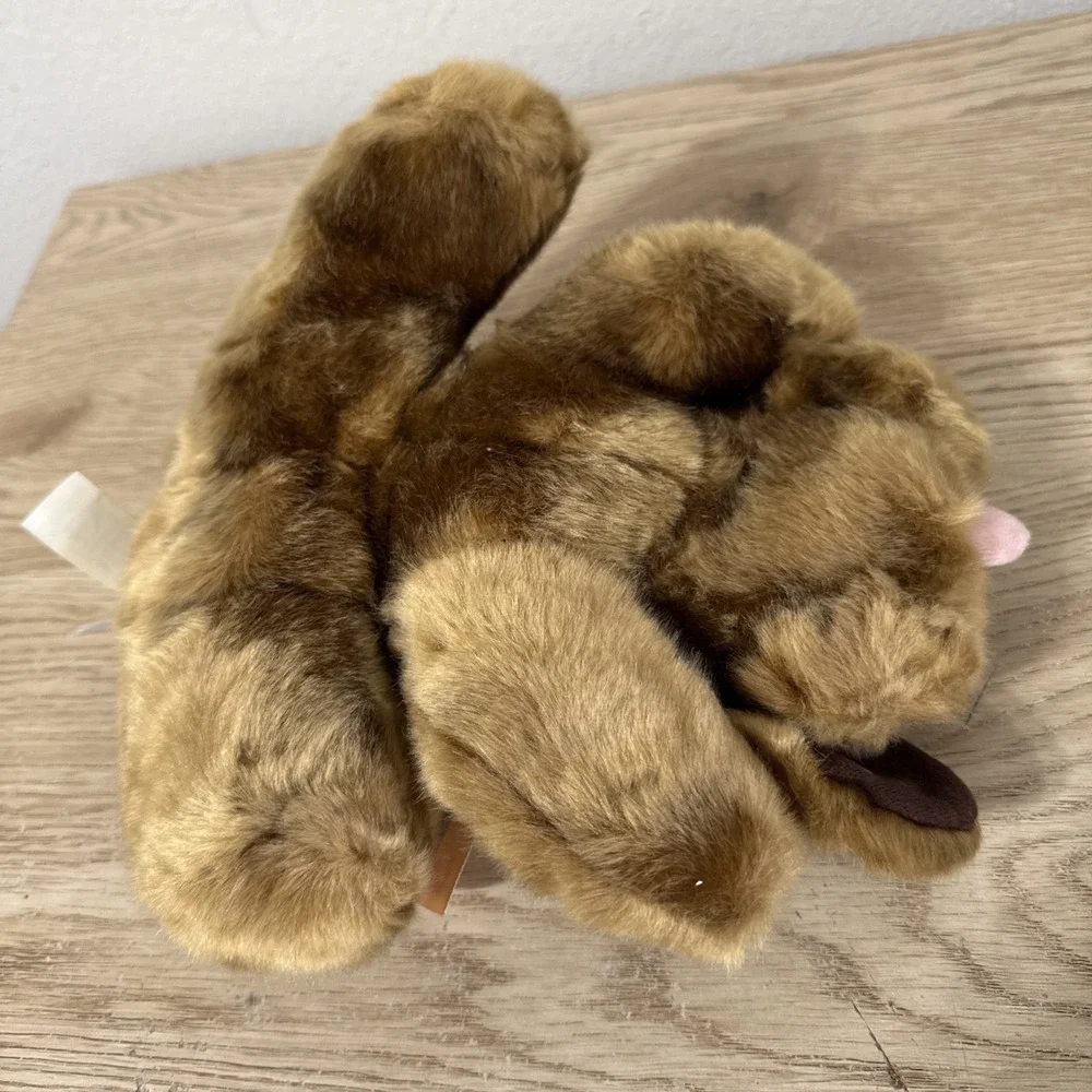 Kids Of America Hound Dog Puppy Light Brown Beige Soft Stuffed 10